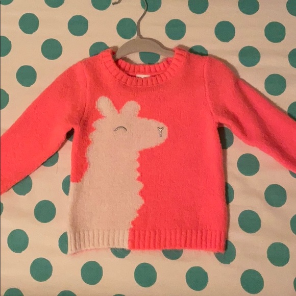 Neon pink sweater (3 mos.) - Picture 2 of 5